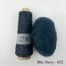 Load image into Gallery viewer, Oritatami Vest Knitting Kit | ITO Kinu, Rowan Kidsilk Haze & Knitting Pattern (#312)