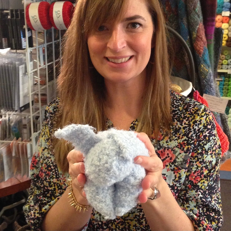 Knit Bunny Knitting Kit Plymouth Adore ATELIER YARNS