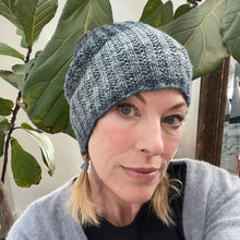 Load image into Gallery viewer, Broken Rib Beanie Knitting Kit | Freia Handpaints Superwash Merino Silk Sport & Knitting Pattern (#370)