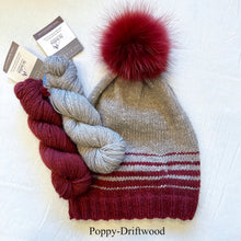 Load image into Gallery viewer, Acadia Striped Hat Knitting Kit | The Fibre Company Acadia & Knitting Pattern (#304)