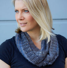 Load image into Gallery viewer, Artyarns Ensemble & Tanglewood Ribbed Cowl Knitting Kit | Artyarns Ensemble, Tanglewood, & Knitting Pattern (#296B)
