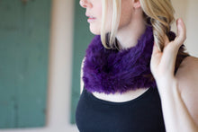 Load image into Gallery viewer, Rabbit Fur Cowl Knitting Kit | Furaz Rabbit Fur Yarn &amp; Knitting Pattern (#198)
