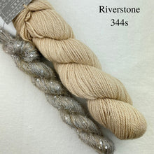 Load image into Gallery viewer, Sparkle Beanie Knitting Kit | The Fibre Company Road to China Light, Artyarns Beaded Mohair and Sequins, & Knitting Pattern (#376)