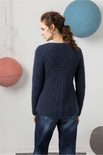 Load image into Gallery viewer, Brioche Pullover Knitting Kit | Lang Yarns Malou Light & Knitting Pattern (247-14)