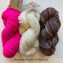 Load image into Gallery viewer, Striped Holiday Stocking Knitting Kit | Manos del Uruguay Wool Clasica & Knitting Pattern (#111)
