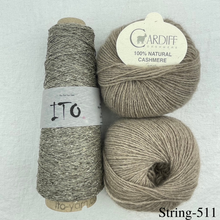 Load image into Gallery viewer, Cardiff-Ito Cowl Knitting Kit | Cardiff Small Cashmere, Ito Kinu & Knitting Pattern (#361)