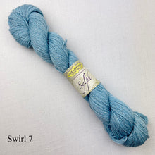 Load image into Gallery viewer, Staggered Fern Shawlette Knitting Kit | Jade Sapphire Sylph & Knitting Pattern (#272)