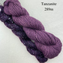 Load image into Gallery viewer, Sparkle Beanie Knitting Kit | The Fibre Company Road to China Light, Artyarns Beaded Mohair and Sequins, & Knitting Pattern (#376)