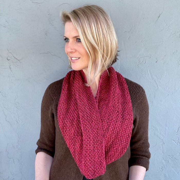 Pashmina Cowls Knitting Kit | Madelinetosh Pashmina & Knitting Pattern (#221)