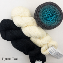 Load image into Gallery viewer, Ombre Woven Scarf Kit | Artyarns Merino Cloud, Freia Superwash Merino Silk Sport & Weaving Pattern (#399)