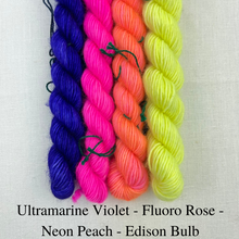 Load image into Gallery viewer, Unicorn Tails Ribbed Beanie Knitting Kit (Adult version) | Madelinetosh Unicorn Tails & Knitting Pattern (#314)
