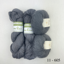 Load image into Gallery viewer, Chevron Cloud Wrap Knitting Kit | Queensland Llama Lace & Rowan Kidsilk Haze