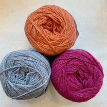 Load image into Gallery viewer, Off-Center Striped Shawlette Knitting Kit | Queensland United & Knitting Pattern (#293)