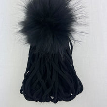 Load image into Gallery viewer, Phat Pompom Scarf - Zermatt Knitting Kit | String Yarns and Atelier Raccoon Pompoms (#382)