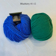 Load image into Gallery viewer, Ann Norling Kid's Fruit Caps Knitting Kit | Karabella Aurora 8 & Knitting Pattern (#140)