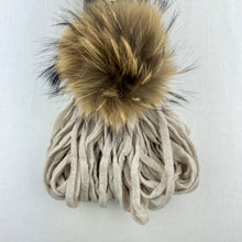 Load image into Gallery viewer, Phat Pompom Scarf - Zermatt Knitting Kit | String Yarns and Atelier Raccoon Pompoms (#382)