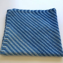 Load image into Gallery viewer, Cashmere Ombré Baby Blanket Knitting Kit | Jade Sapphire Mini Ombré Collection & Knitting Pattern (#086B)