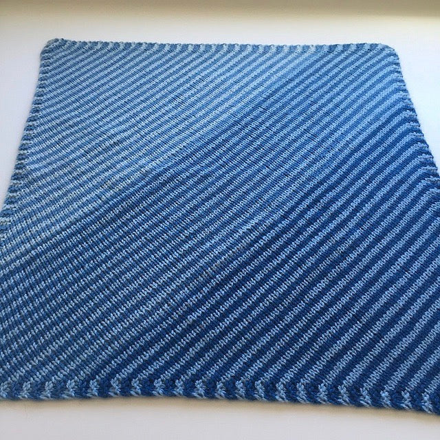 Cashmere Ombré Baby Blanket Knitting Kit | Jade Sapphire Mini Ombré Collection & Knitting Pattern (#086B)
