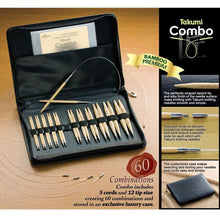 Load image into Gallery viewer, Clover Takumi Bamboo Interchangeable Circular Knitting Needle Set
