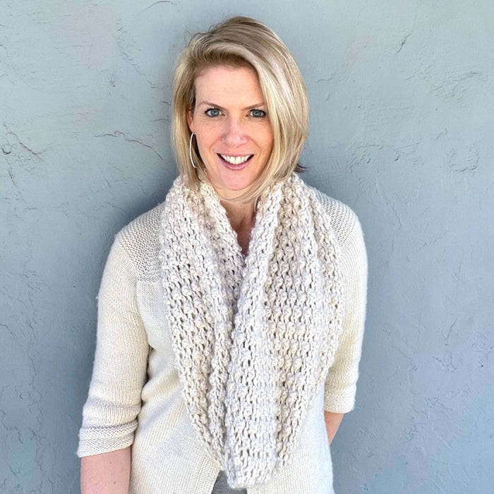 Trinity Stitch Cowl Knitting Kit | Baby Alpaca Grande & Knitting Pattern (#154)