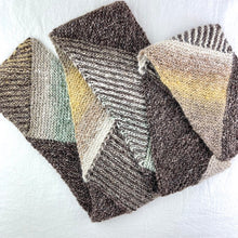 Load image into Gallery viewer, Color Block Scarf Knitting Kit | Noro Silk Garden & Knitting Pattern (#93B)