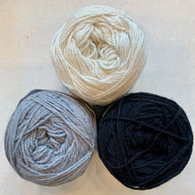 Load image into Gallery viewer, Off-Center Striped Shawlette Knitting Kit | Queensland United & Knitting Pattern (#293)