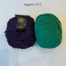 Load image into Gallery viewer, Ann Norling Kid's Fruit Caps Knitting Kit | Karabella Aurora 8 & Knitting Pattern (#140)