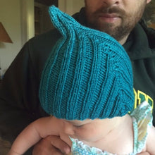 Load image into Gallery viewer, Ombré Elf Hat Knitting Kit | Freia Handpaints Superwash Merino Silk Sport & Knitting Pattern (#301)