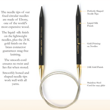 Load image into Gallery viewer, Lantern Moon Ebony Destiny Circular Knitting Needles
