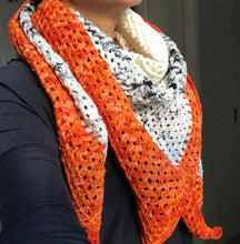 Load image into Gallery viewer, The Augusta Shawl Crochet Kit | Dream in Color Smooshy with Cashmere