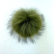 Load image into Gallery viewer, Raccoon Fur Pompoms