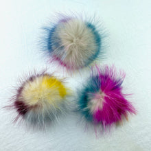 Load image into Gallery viewer, Raccoon Fur Pompoms