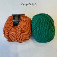 Load image into Gallery viewer, Ann Norling Kid&#39;s Fruit Caps Knitting Kit | Karabella Aurora 8 &amp; Knitting Pattern (#140)
