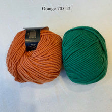 Load image into Gallery viewer, Ann Norling Kid's Fruit Caps Knitting Kit | Karabella Aurora 8 & Knitting Pattern (#140)