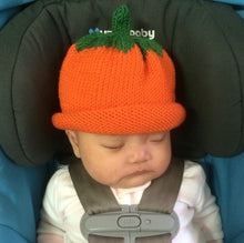 Load image into Gallery viewer, Ann Norling Kid&#39;s Fruit Caps Knitting Kit | Karabella Aurora 8 &amp; Knitting Pattern (#140)
