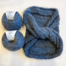 Load image into Gallery viewer, Peeeps Mobius Cowl Knitting Kit | Jade Sapphire Peeeps & Knitting Pattern (#372)