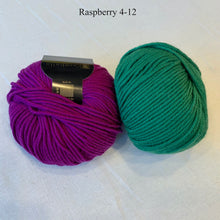 Load image into Gallery viewer, Ann Norling Kid&#39;s Fruit Caps Knitting Kit | Karabella Aurora 8 &amp; Knitting Pattern (#140)
