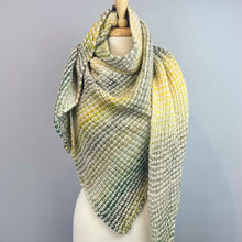 Load image into Gallery viewer, Inclinations Shawl Knitting Kit | Feederbrook Farm Entropy Superwash Merino DK