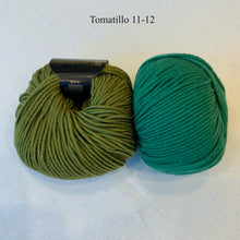 Load image into Gallery viewer, Ann Norling Kid's Fruit Caps Knitting Kit | Karabella Aurora 8 & Knitting Pattern (#140)