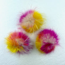Load image into Gallery viewer, Raccoon Fur Pompoms