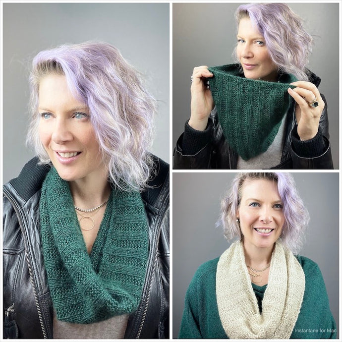 Combine Mohair and Cashmere for a Luxurious Cowl