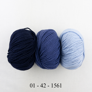 Fair Isle Gingham Hat Knitting Kit | Karabella Aurora 8 & Knitting Pattern (#091)