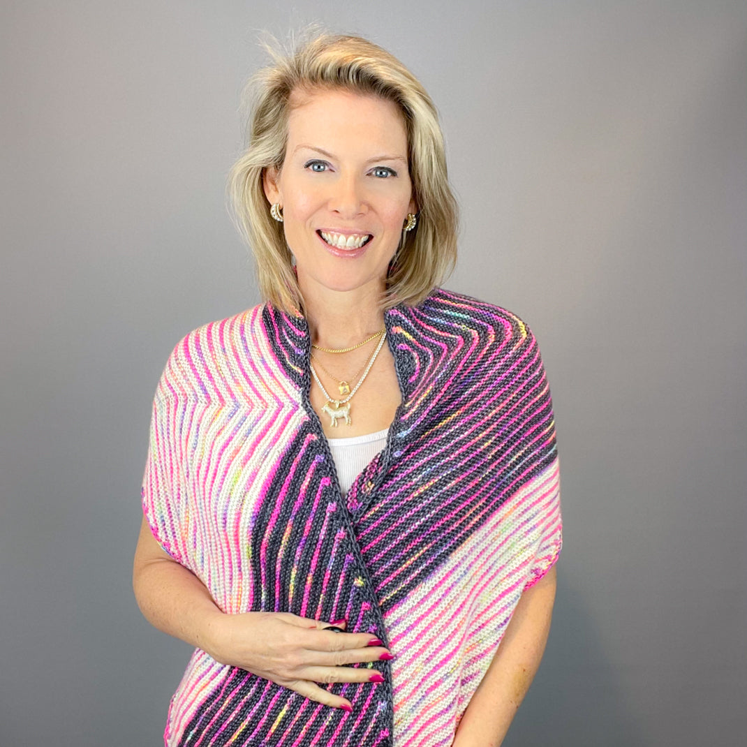Prismatic Wrap Knitting Kit | Madelinetosh Pashmina – ATELIER YARNS