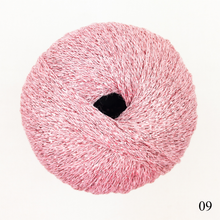 Load image into Gallery viewer, Pink ball of Lang Yarns Lame Soft.
