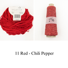 Load image into Gallery viewer, Mira Tee Knitting Kit | Lana Grossa Solo Lino and Ito Kinu
