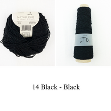 Load image into Gallery viewer, Mira Tee Knitting Kit | Lana Grossa Solo Lino and Ito Kinu
