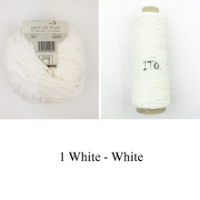 Load image into Gallery viewer, Mira Tee Knitting Kit | Lana Grossa Solo Lino and Ito Kinu
