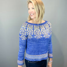 Load image into Gallery viewer, Rock the Casbah Sweater Knitting Kit | Artyarns Merino Cloud &amp; Knitting Pattern
