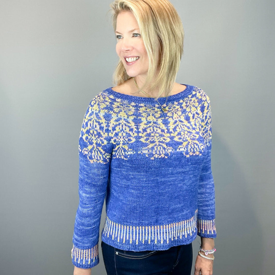 Rock the Casbah Sweater Knitting Kit | Artyarns Merino Cloud & Knittin ...