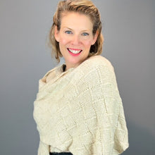 Load image into Gallery viewer, Tanglewood Entrelac Stole Knitting Kit | Tanglewood Cashmere Handspun &amp; Knitting Pattern (#440)
